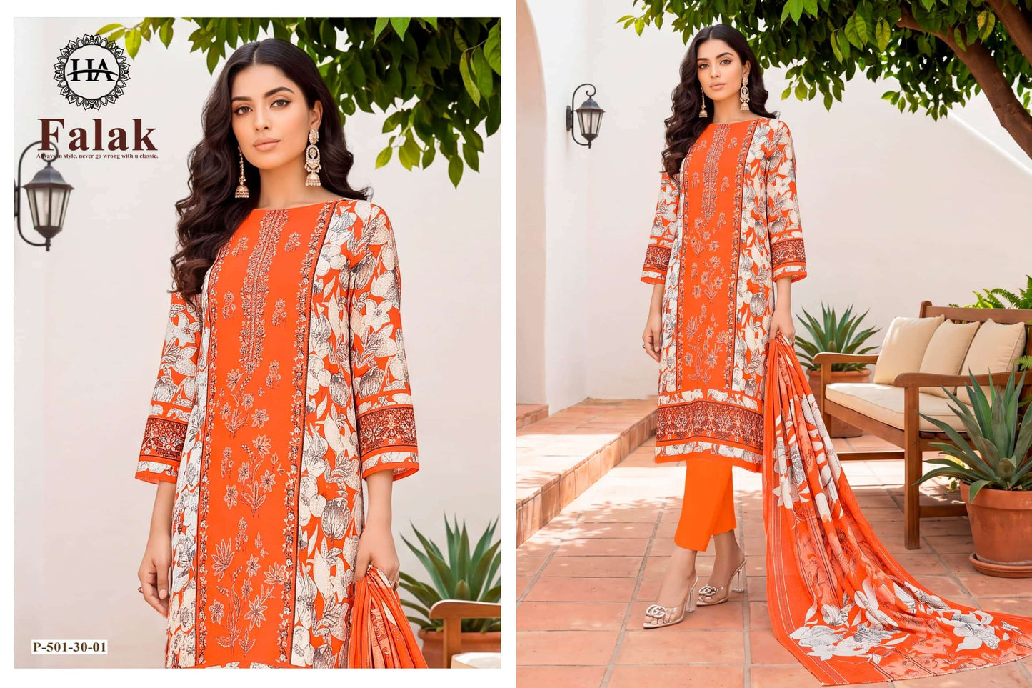 Harshit Fashion Hub Falak Viscose Rayon Dress Material