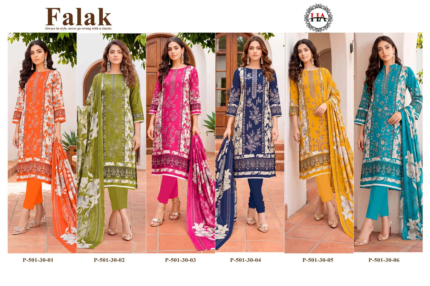 Harshit Fashion Hub Falak Viscose Rayon Dress Material