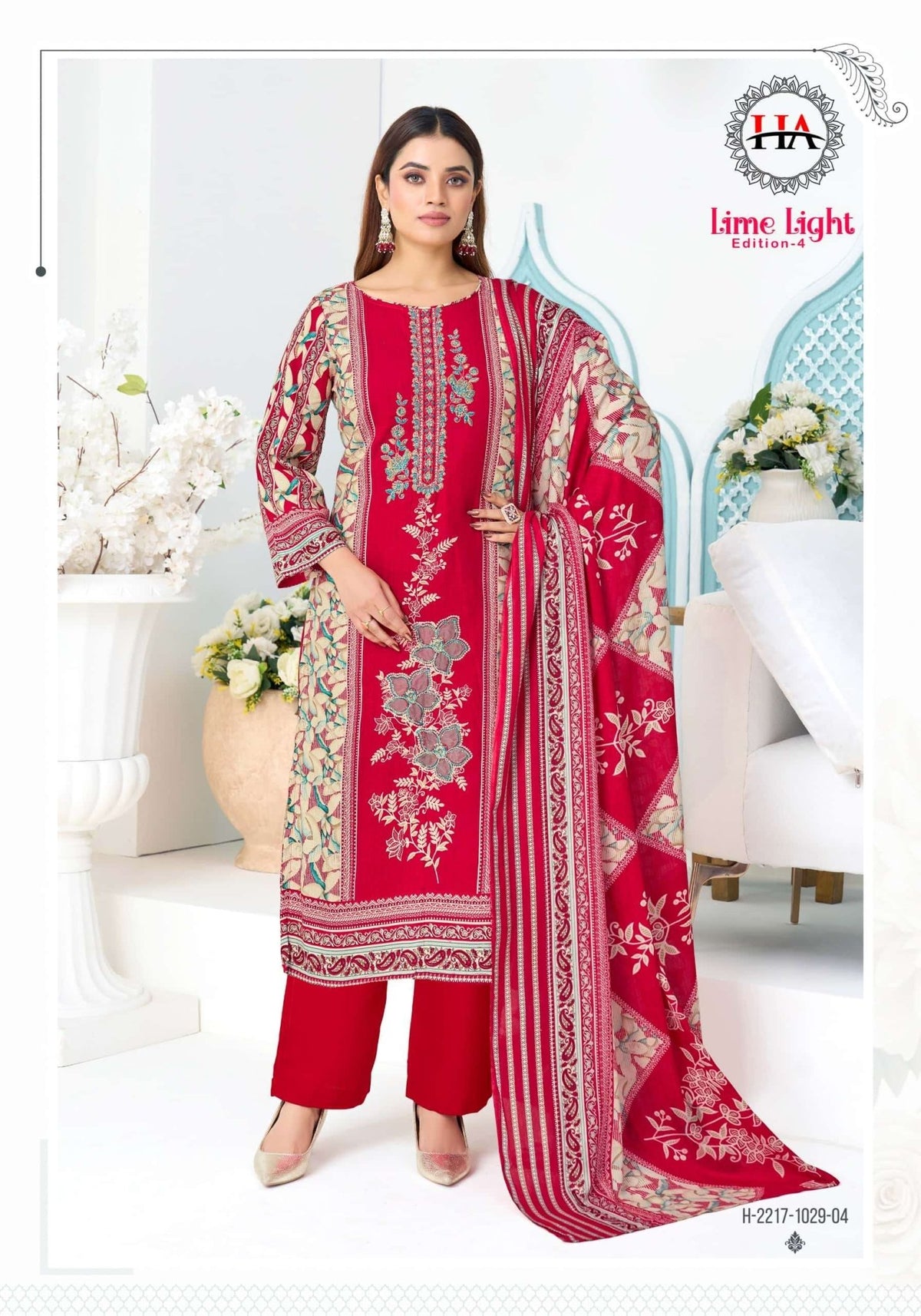 Harshit Fashion Hub Lime Light Edition 4 Rayon Dress Material - Amrah Wholesale