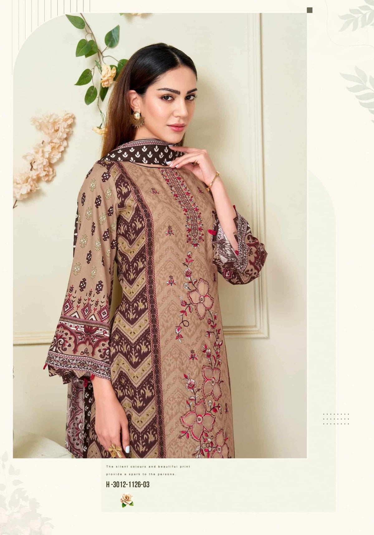 Harshit Fashion Hub Lime Light Premium Rayon Dress Material - Amrah Wholesale