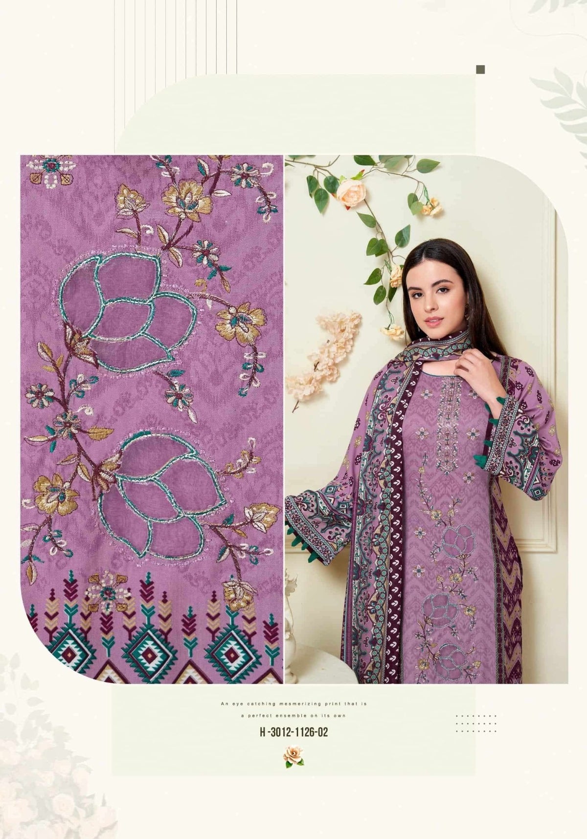 Harshit Fashion Hub Lime Light Premium Rayon Dress Material - Amrah Wholesale