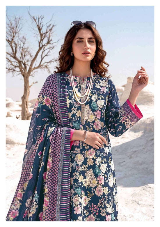 Harshit Fashion Hub Lumina Zam Printed Dress Material - Amrah Wholesale