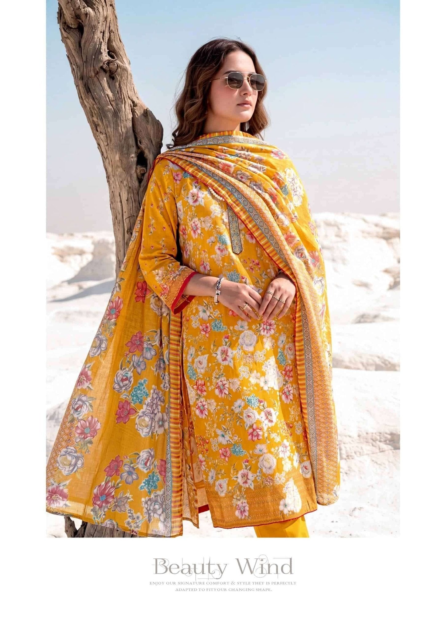 Harshit Fashion Hub Lumina Zam Printed Dress Material - Amrah Wholesale