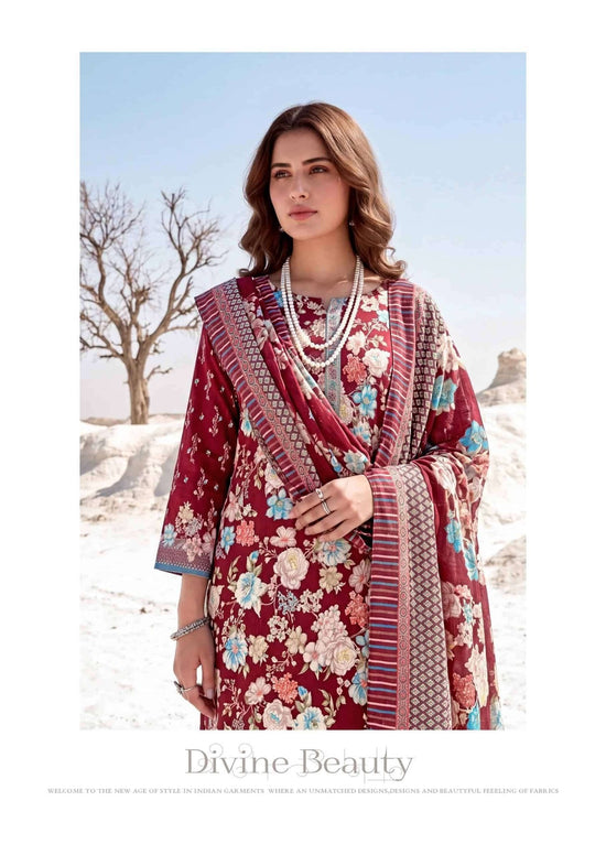 Harshit Fashion Hub Lumina Zam Printed Dress Material - Amrah Wholesale