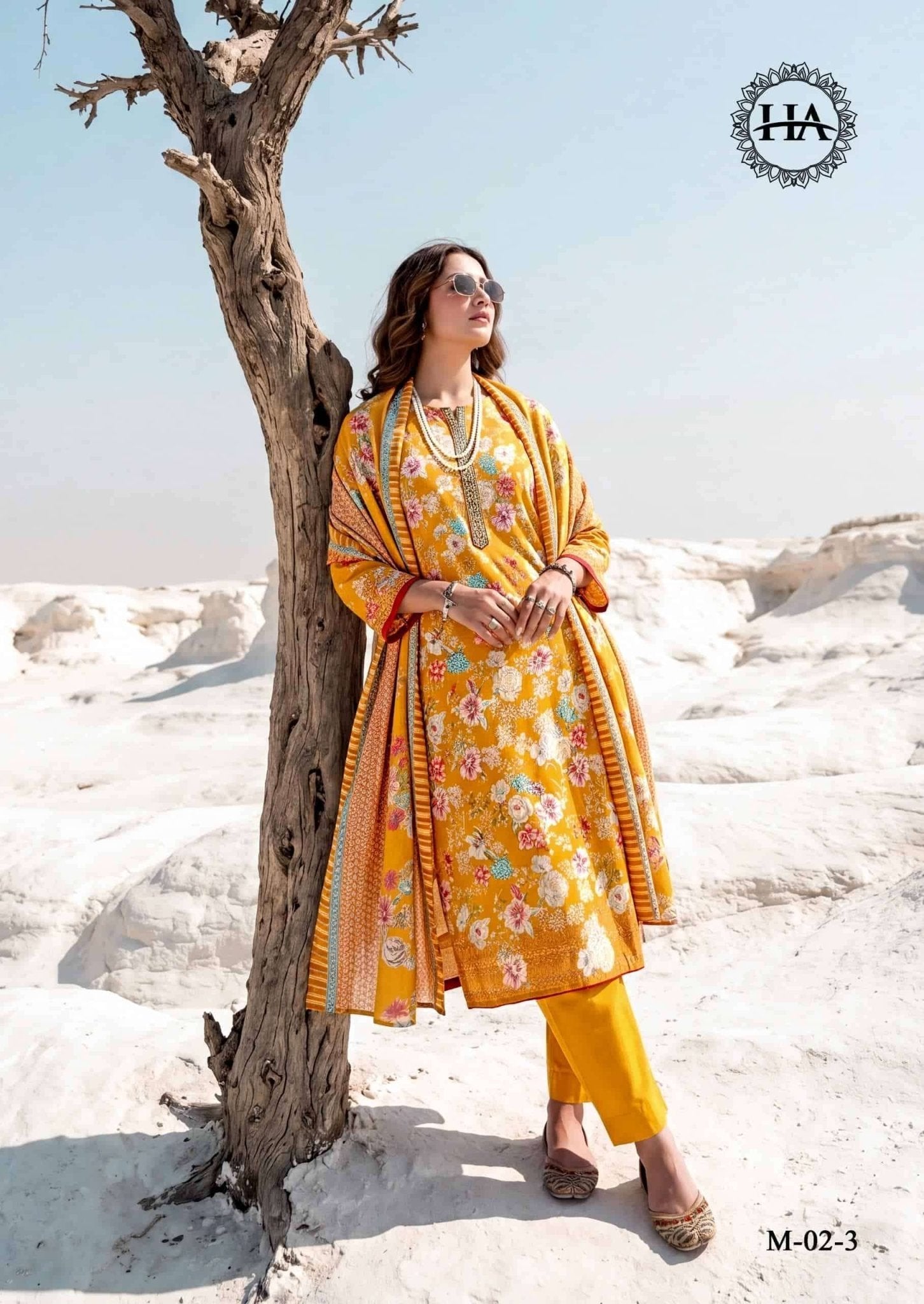 Harshit Fashion Hub Lumina Zam Printed Dress Material - Amrah Wholesale