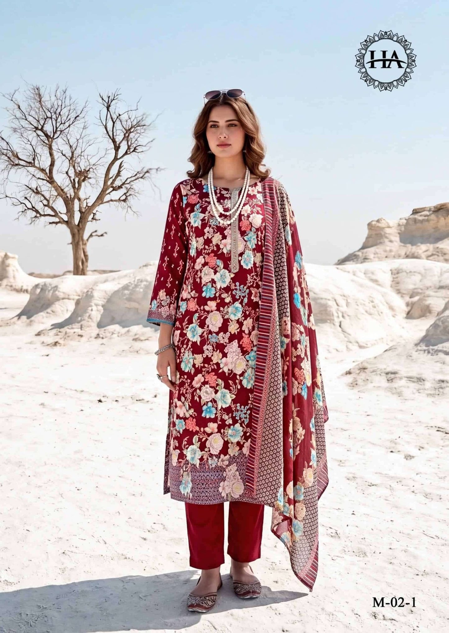 Harshit Fashion Hub Lumina Zam Printed Dress Material - Amrah Wholesale