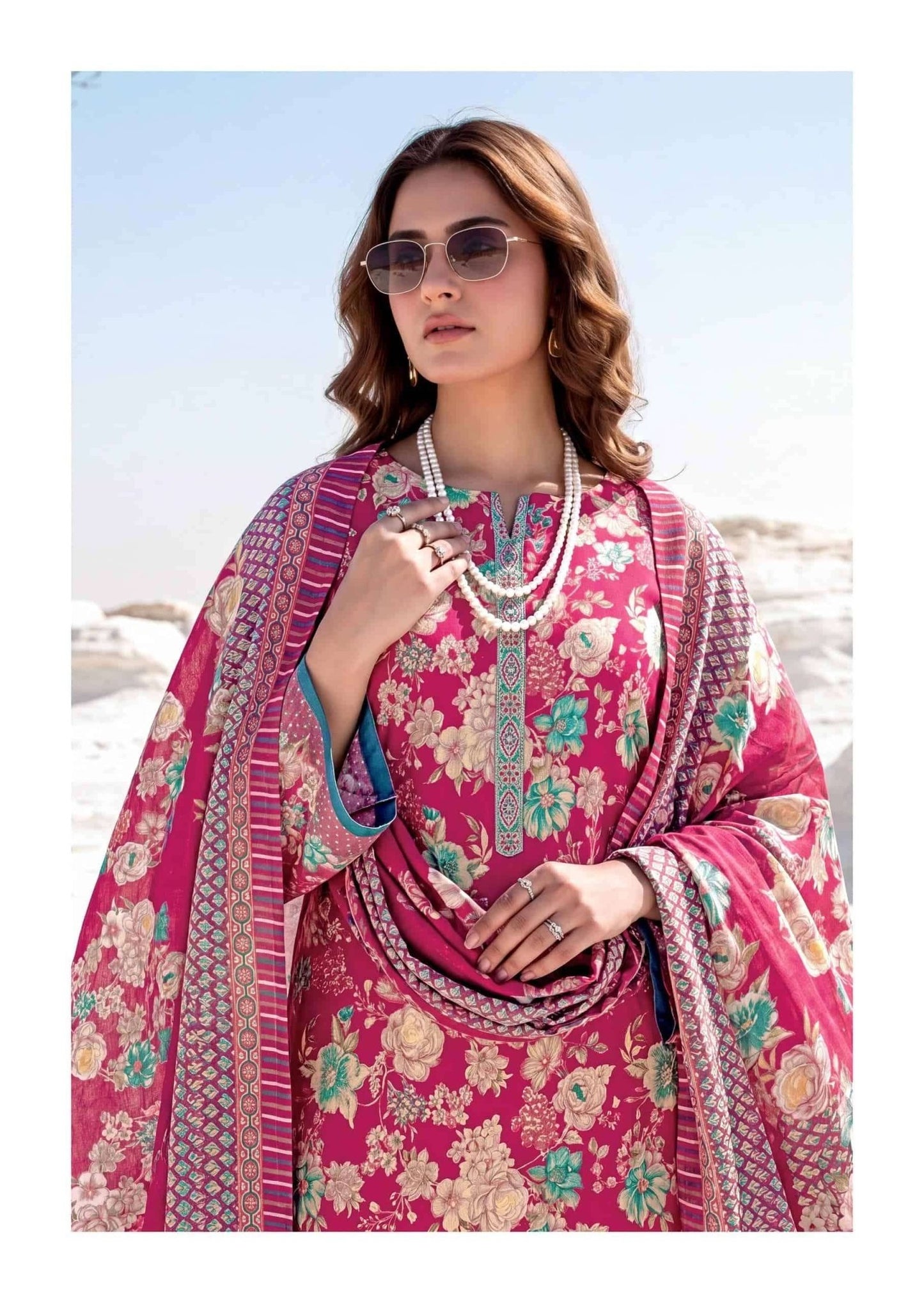 Harshit Fashion Hub Lumina Zam Printed Dress Material - Amrah Wholesale