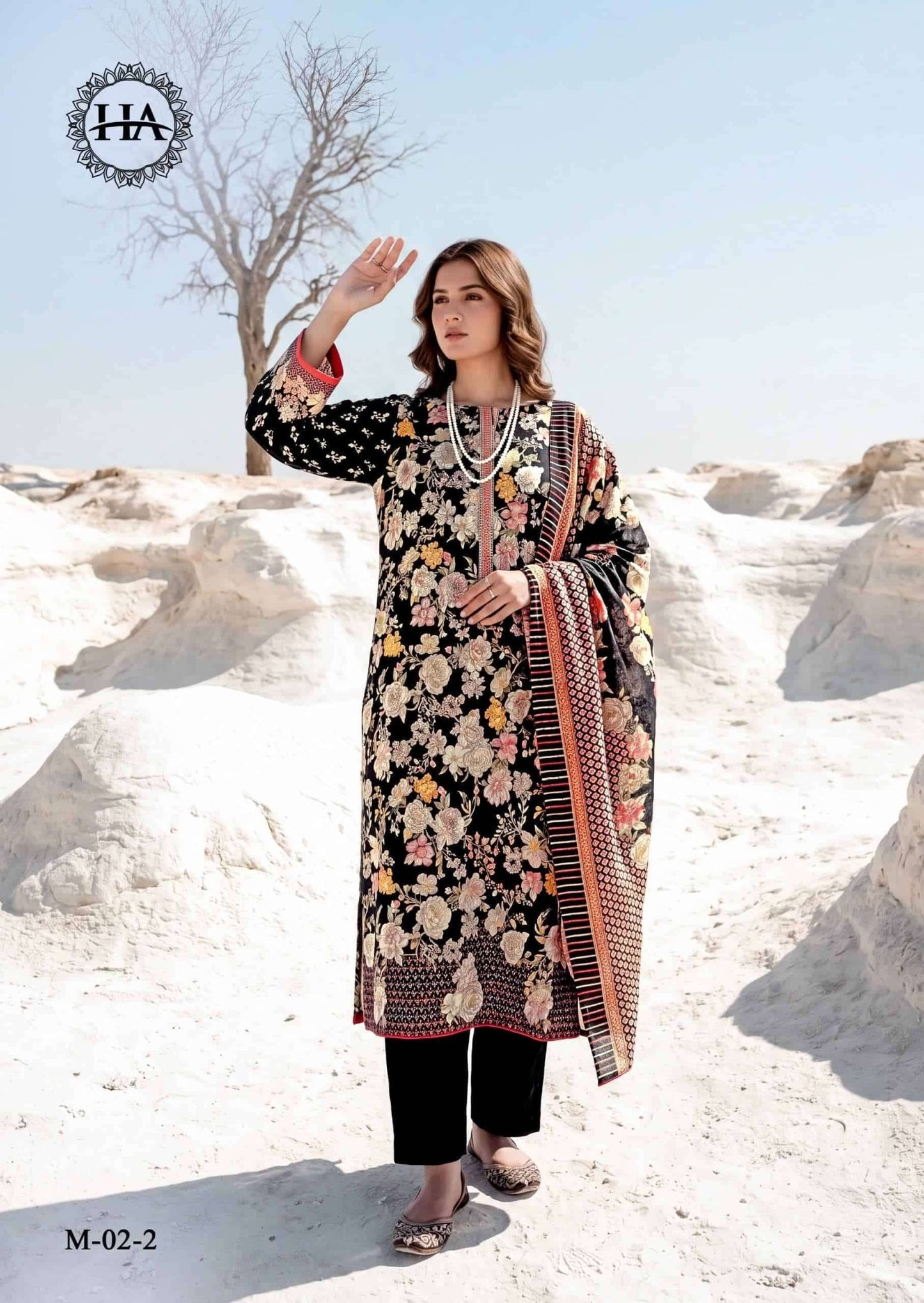 Harshit Fashion Hub Lumina Zam Printed Dress Material - Amrah Wholesale