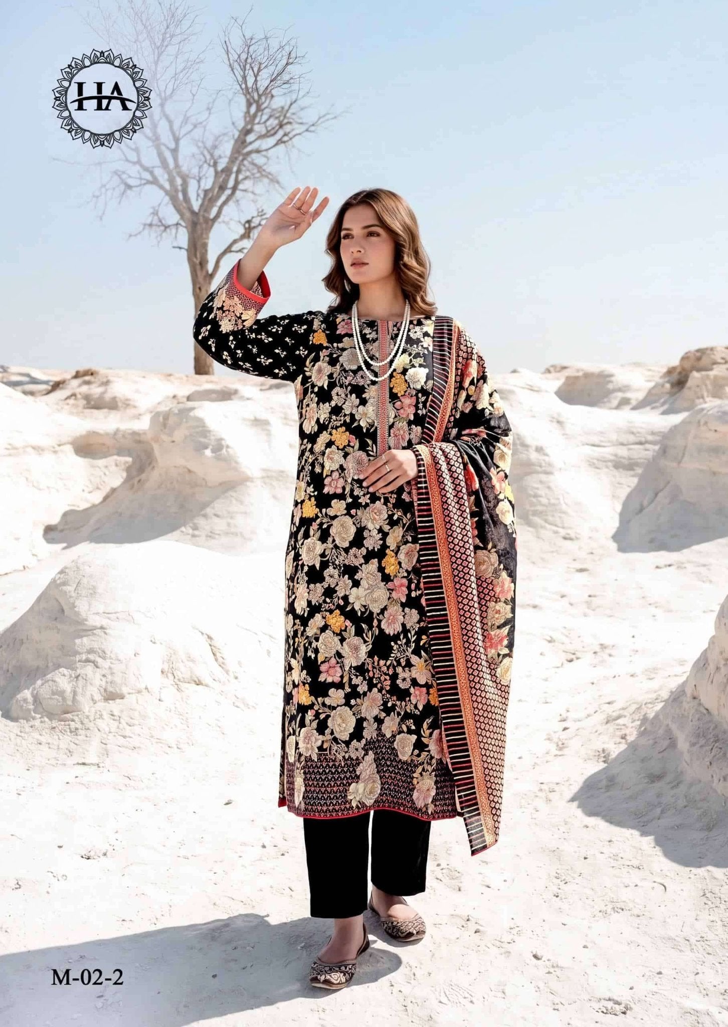 Harshit Fashion Hub Lumina Zam Printed Dress Material - Amrah Wholesale