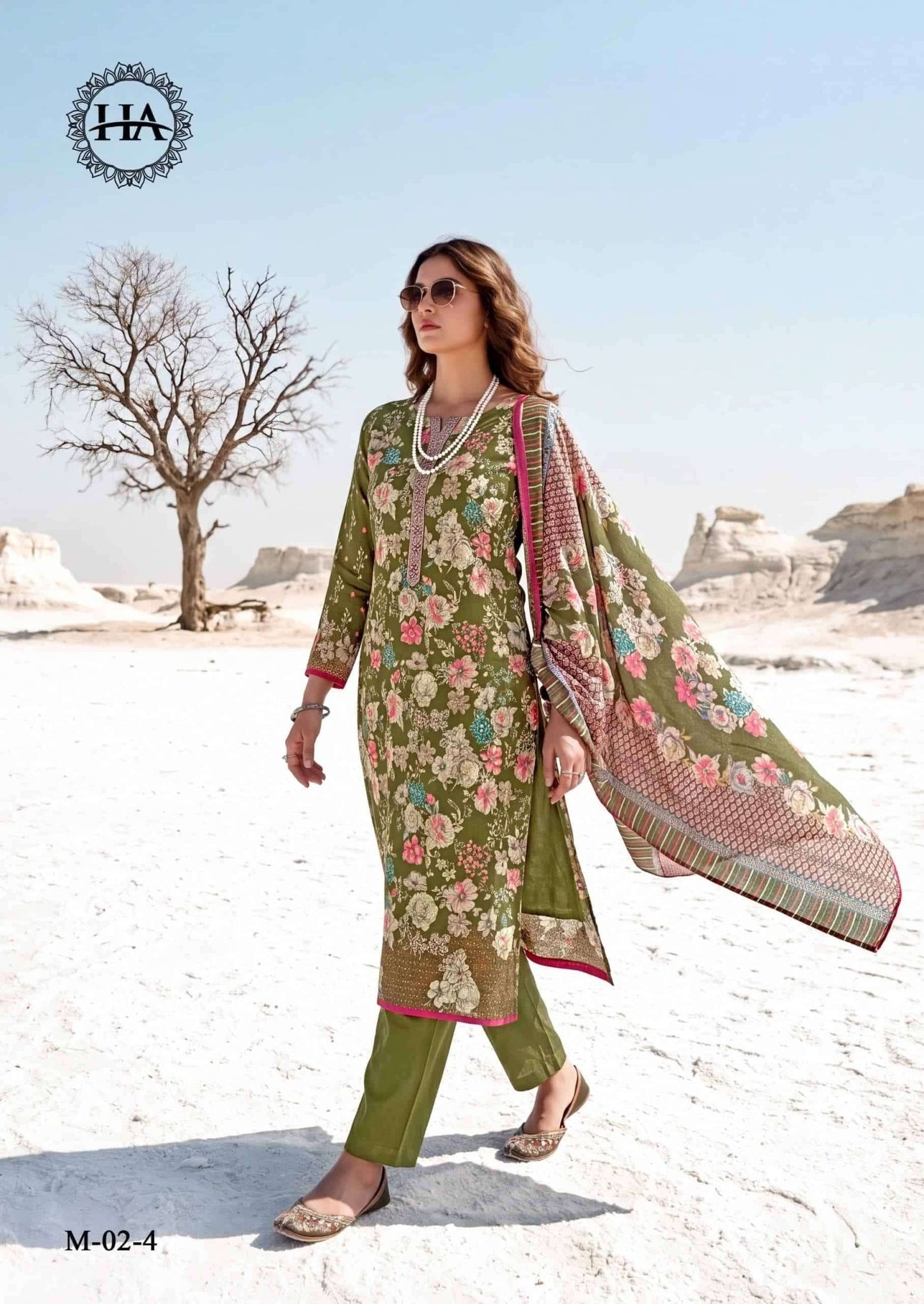 Harshit Fashion Hub Lumina Zam Printed Dress Material - Amrah Wholesale