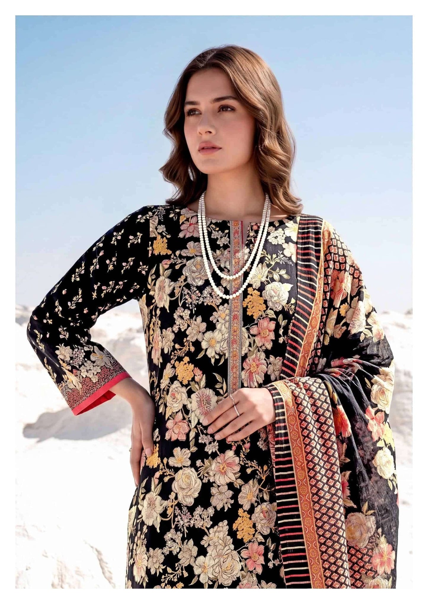 Harshit Fashion Hub Lumina Zam Printed Dress Material - Amrah Wholesale