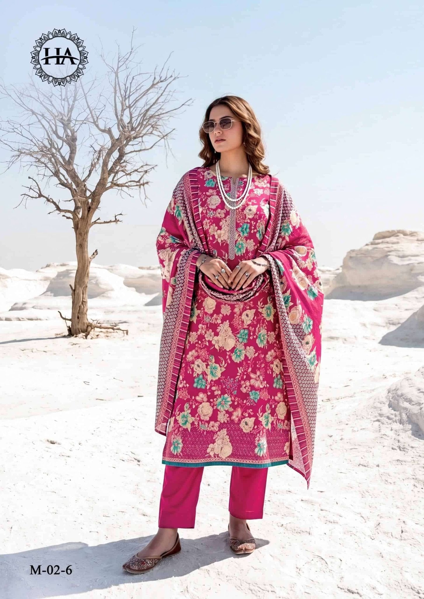 Harshit Fashion Hub Lumina Zam Printed Dress Material - Amrah Wholesale