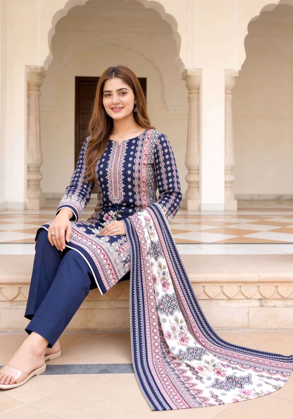 Harshit Fashion Hub Meheroon Edition 31 Designer Rayon Dress Material - Amrah Wholesale