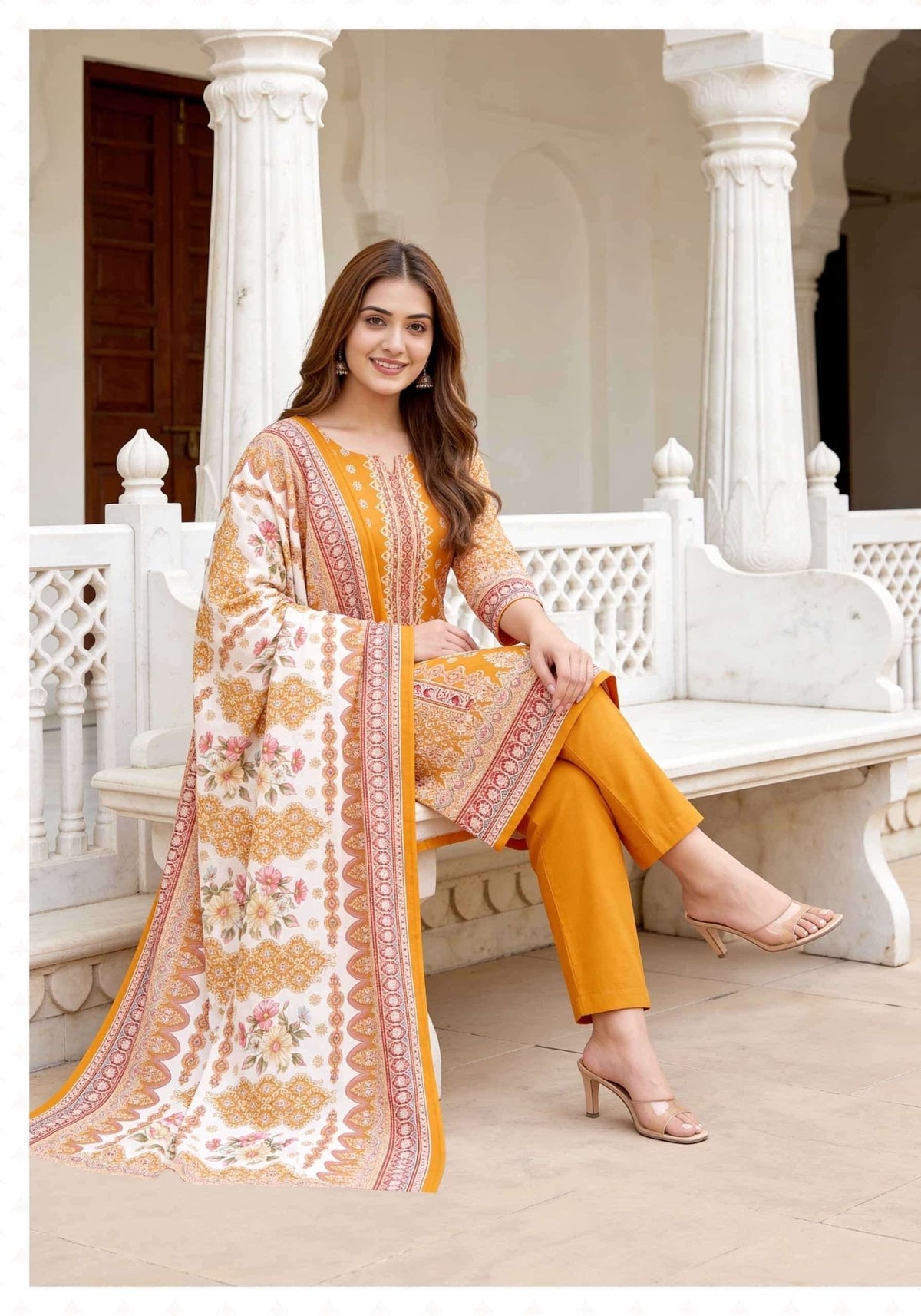 Harshit Fashion Hub Meheroon Edition 31 Designer Rayon Dress Material - Amrah Wholesale