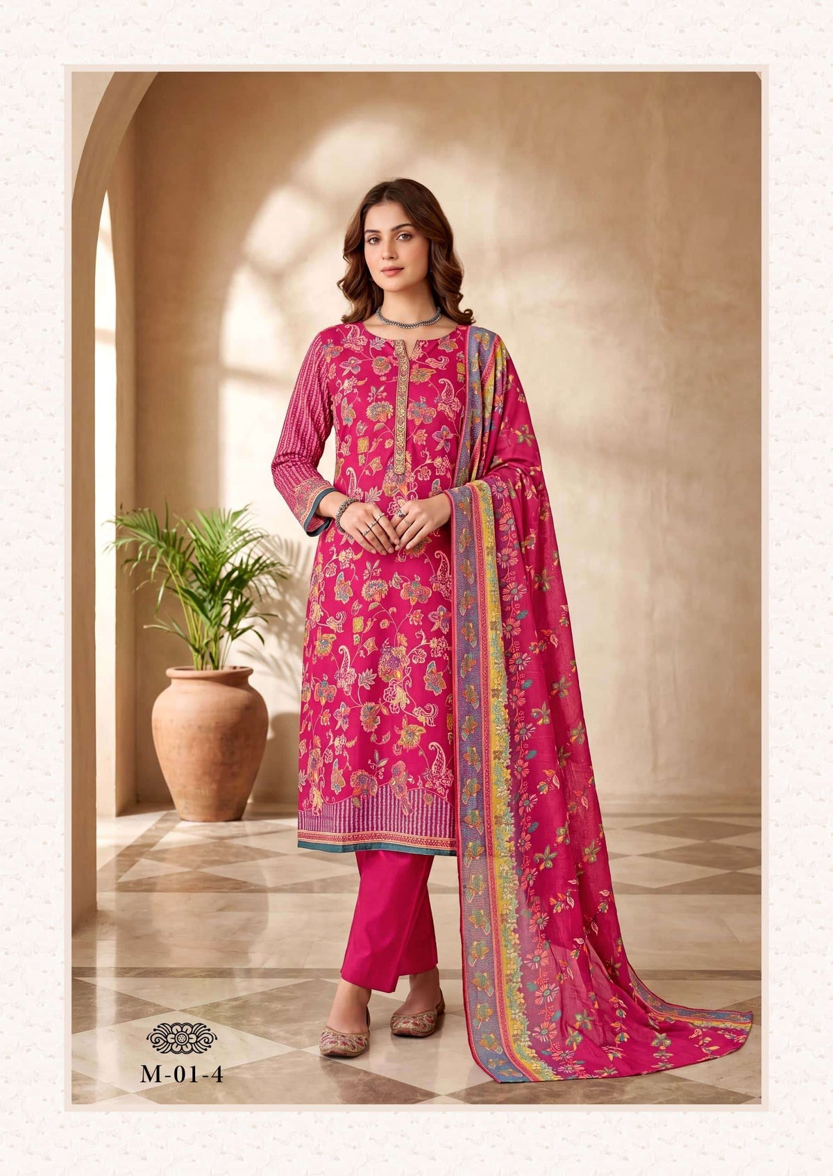 Harshit Fashion Hub Orbit Pure Zam Dress Material