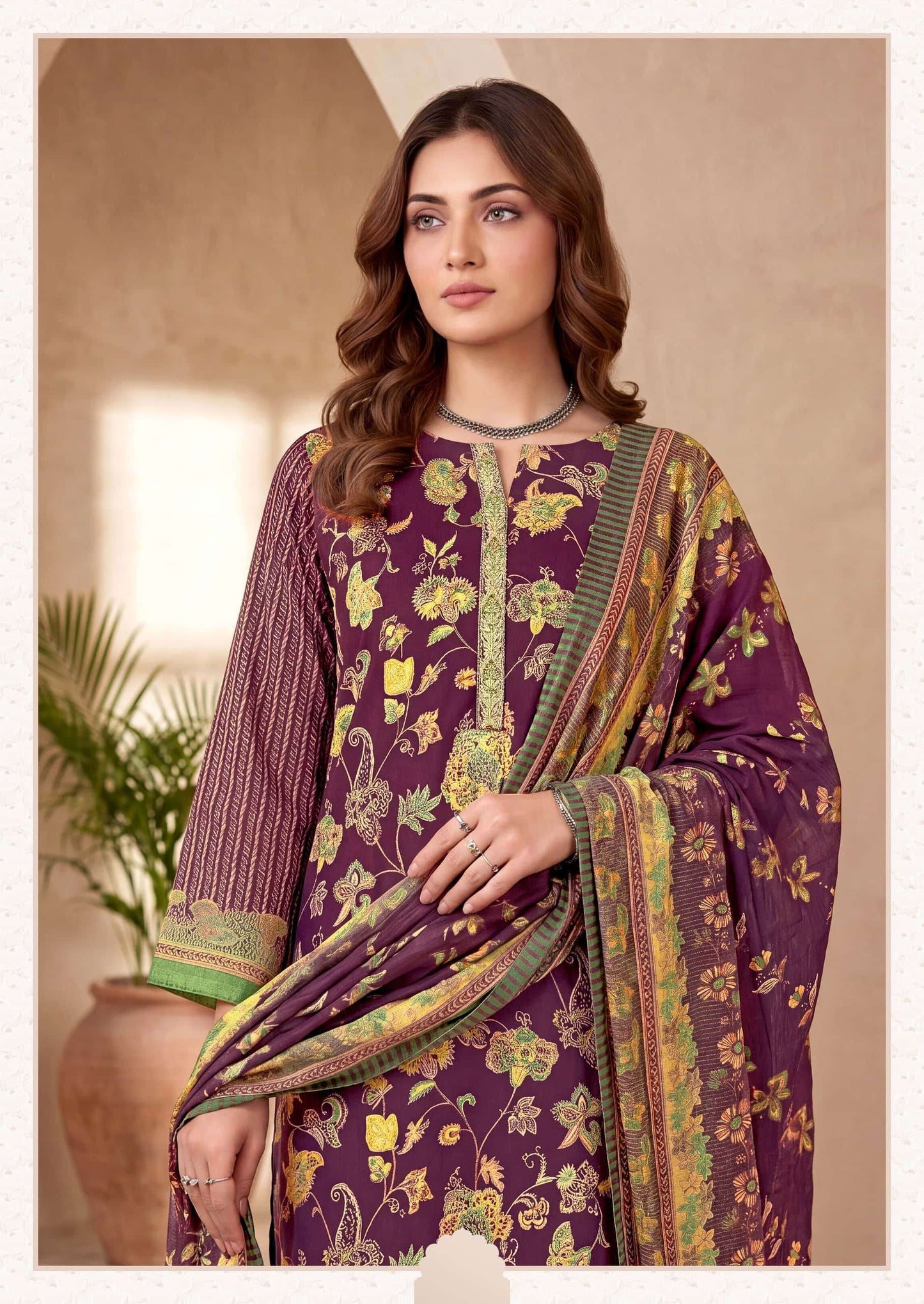 Harshit Fashion Hub Orbit Pure Zam Dress Material