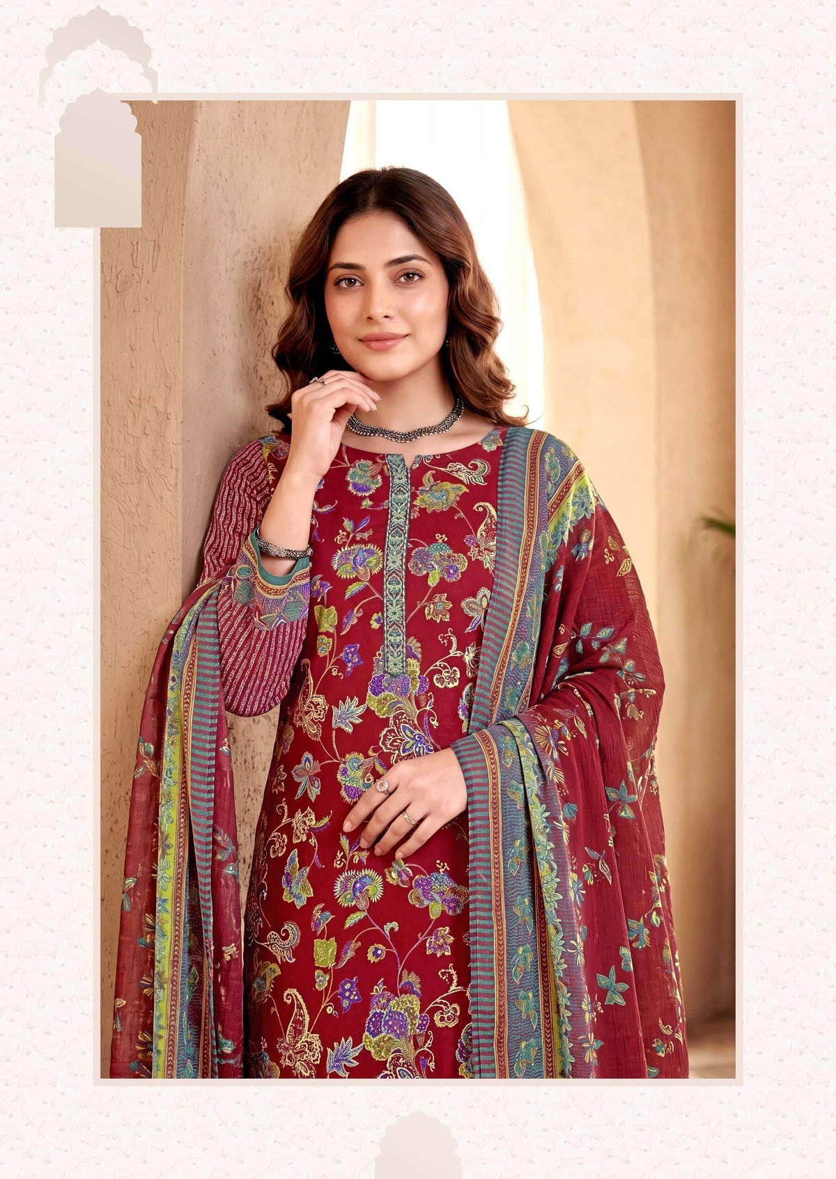Harshit Fashion Hub Orbit Pure Zam Dress Material
