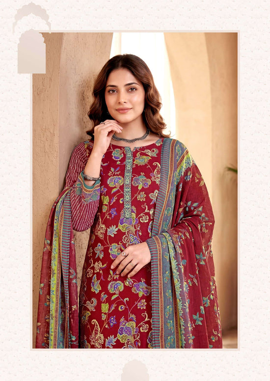 Harshit Fashion Hub Orbit Pure Zam Dress Material