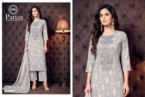 Harshit Fashion Hub Pariza Pure Cotton Printed Unstitched Dress Material
