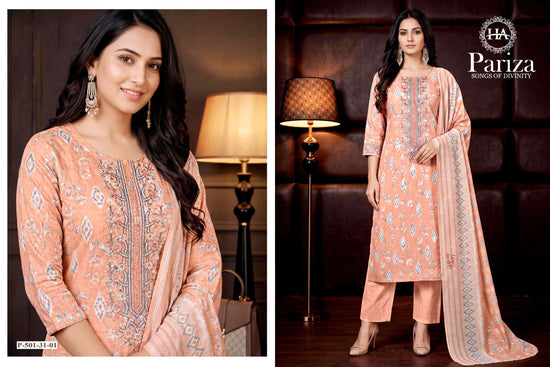 Harshit Fashion Hub Pariza Pure Cotton Printed Unstitched Dress Material