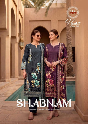Harshit Fashion Hub Shabnam Pure Zam Designer Dress Material - Amrah Wholesale