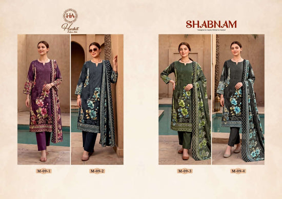 Harshit Fashion Hub Shabnam Pure Zam Designer Dress Material