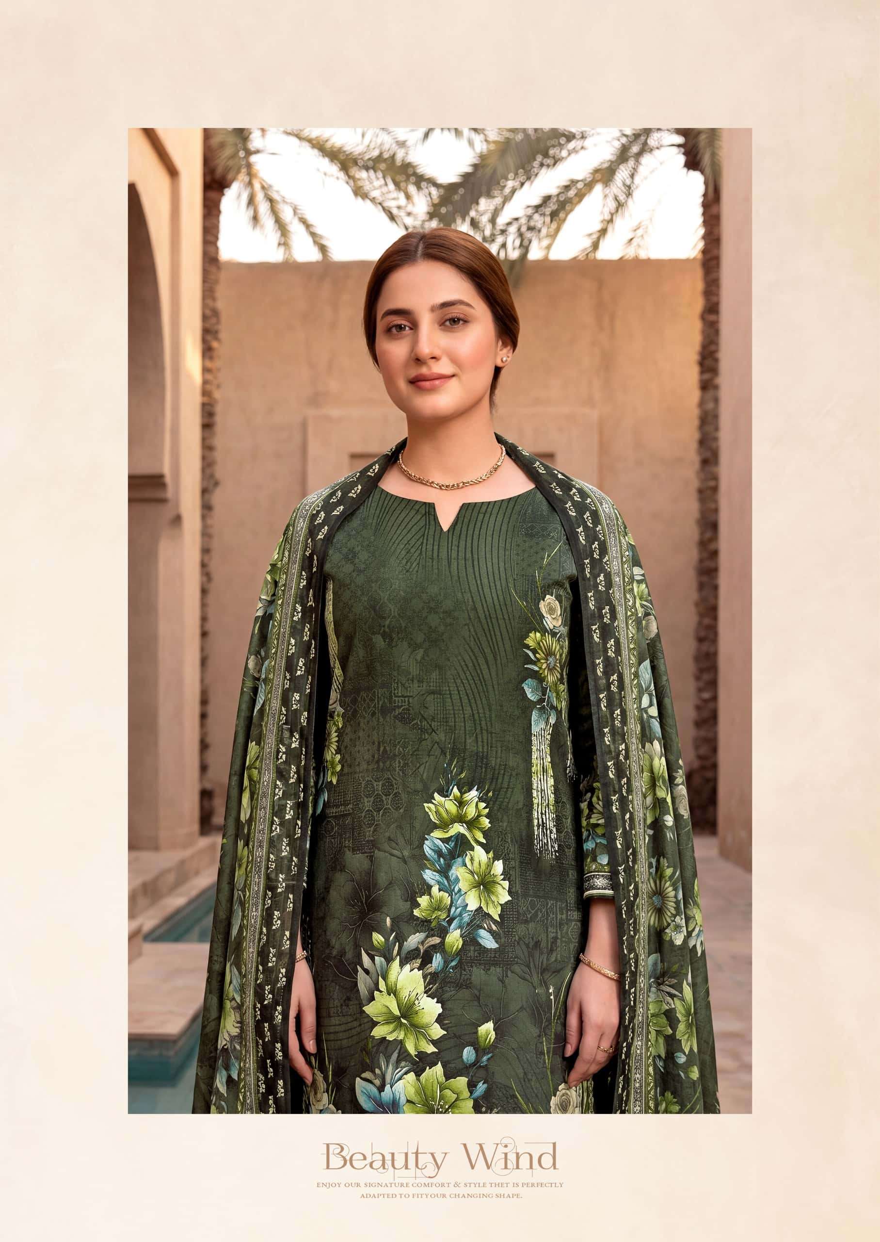 Harshit Fashion Hub Shabnam Pure Zam Designer Dress Material