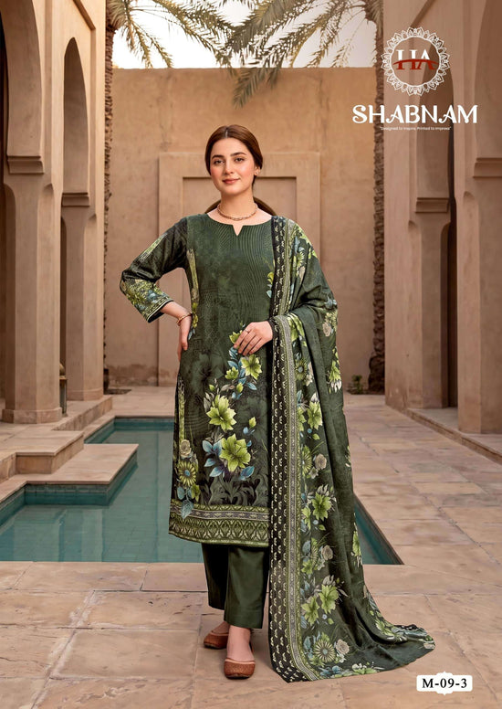 Harshit Fashion Hub Shabnam Pure Zam Designer Dress Material