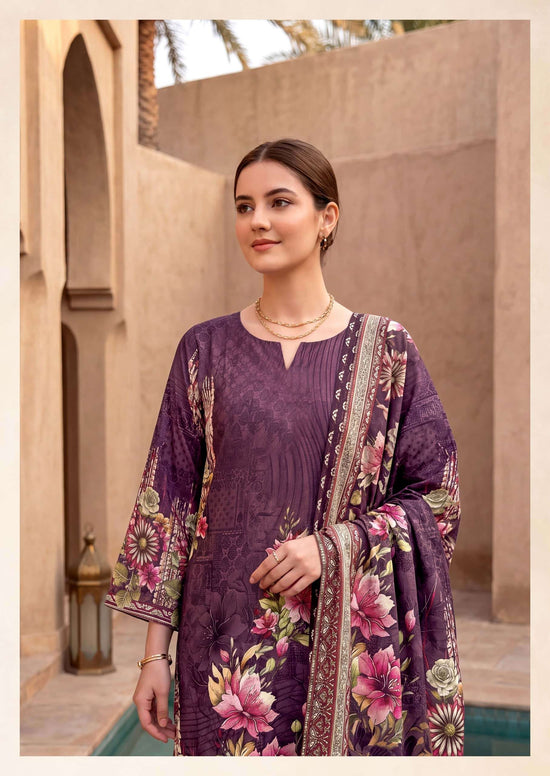Harshit Fashion Hub Shabnam Pure Zam Designer Dress Material