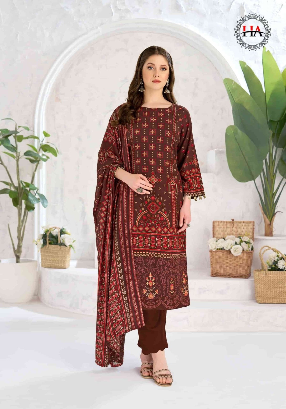 Harshit Fashion Hub Sonpari Rayon Dress Material - Amrah Wholesale