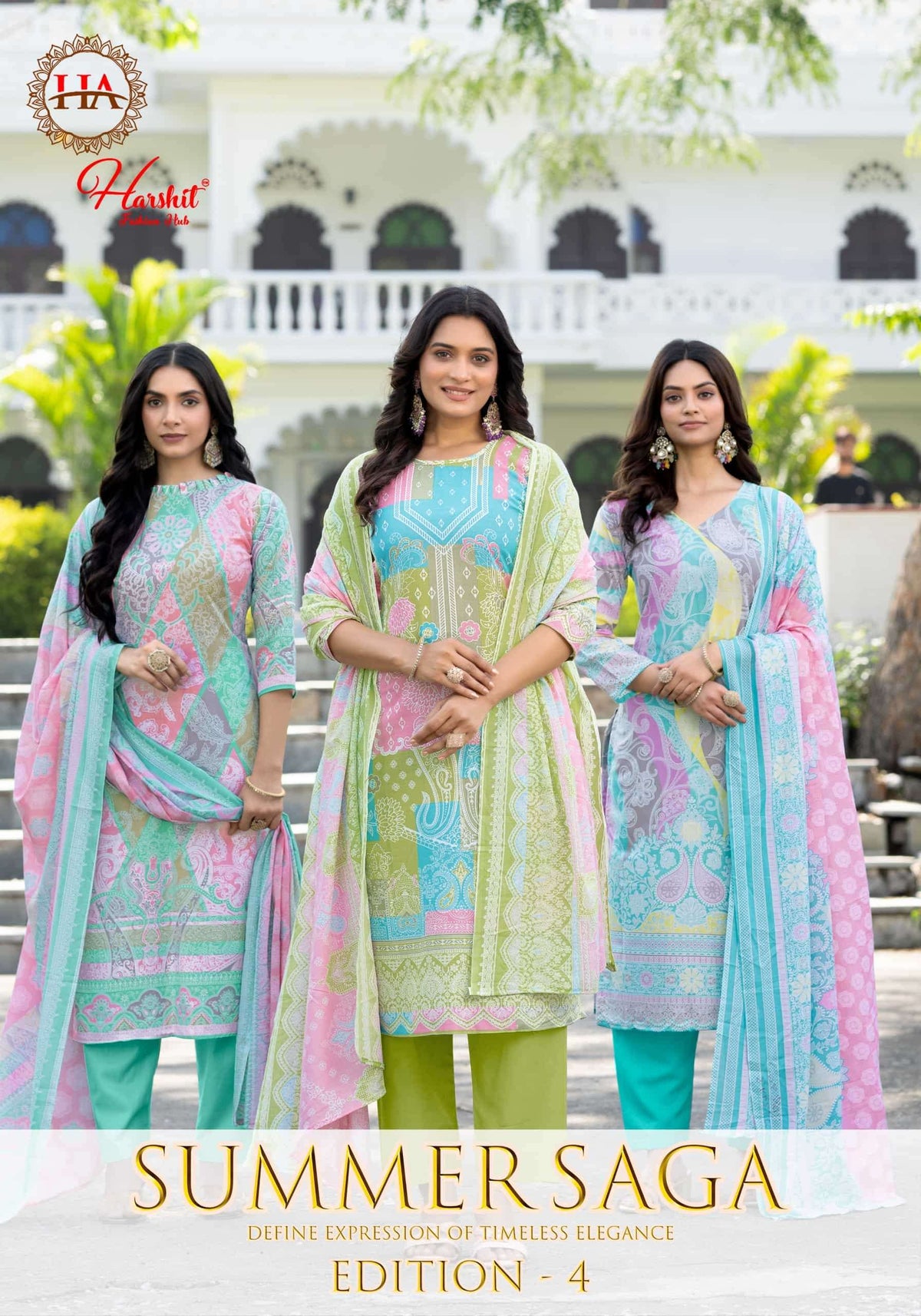 Harshit Fashion Hub Summer Saga Edition 4 - Amrah Wholesale
