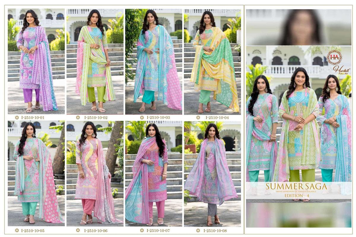 Harshit Fashion Hub Summer Saga Edition 4 - Amrah Wholesale