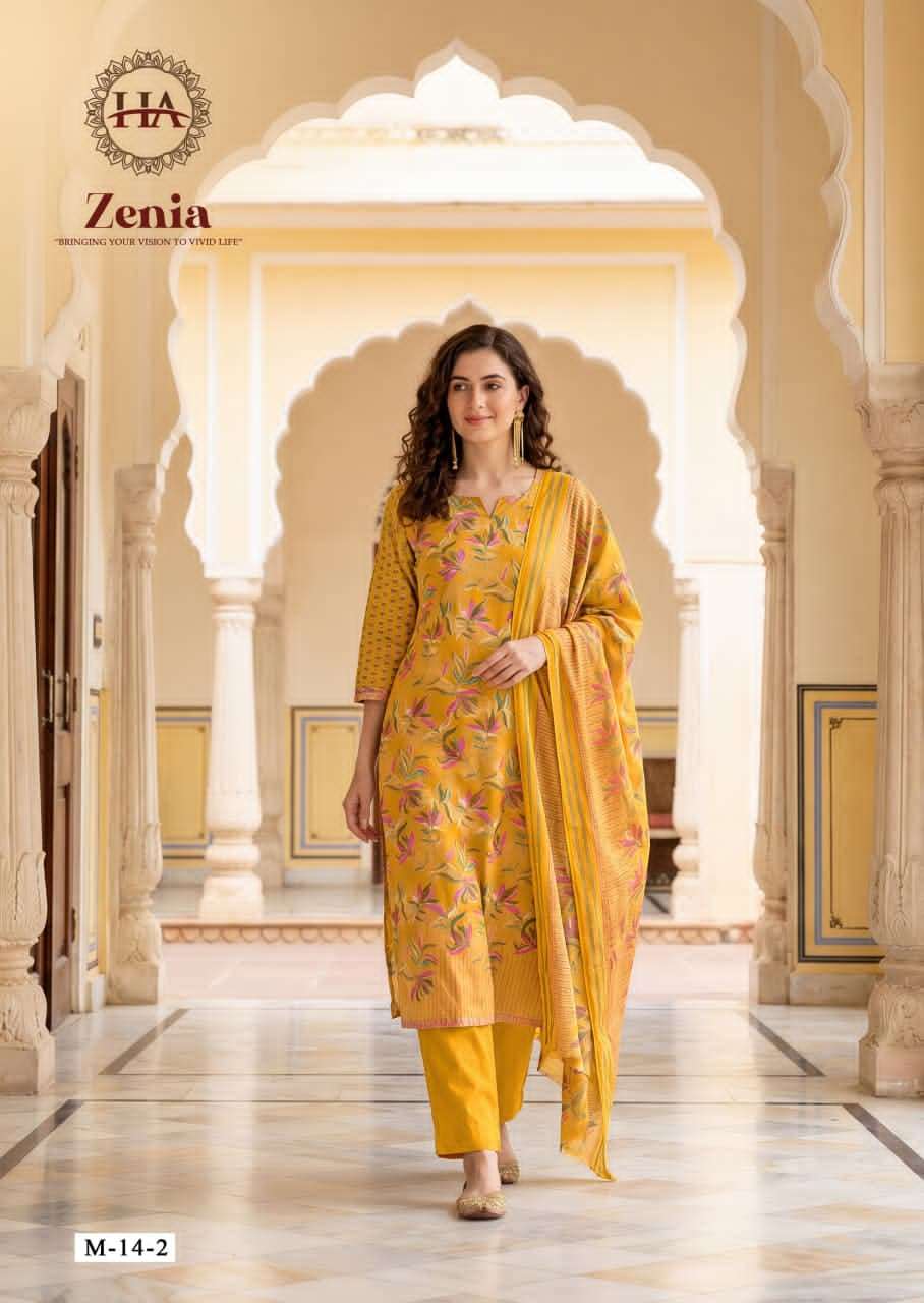 Harshit Fashion Hub Zenia Designer Printed Dress Material Wholesale Price