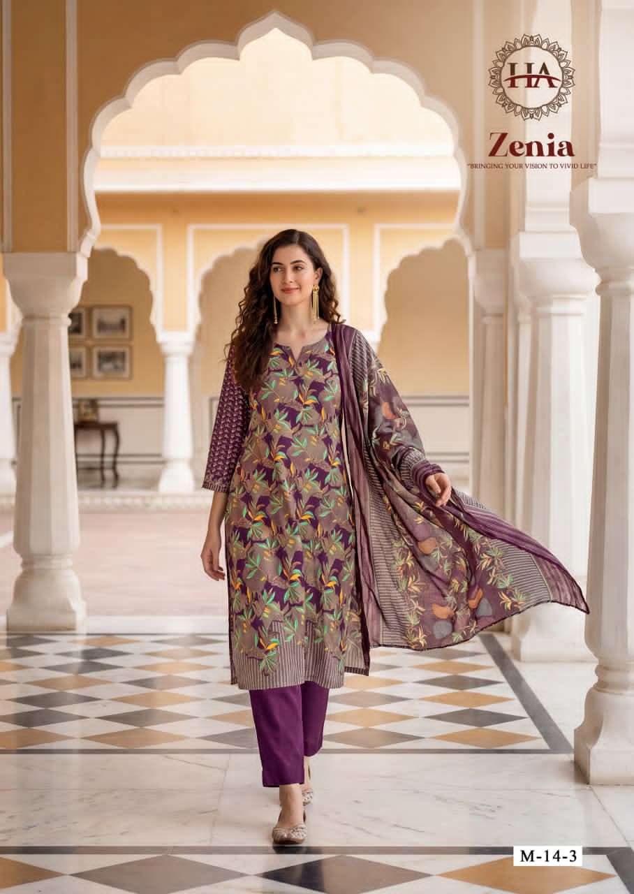 Harshit Fashion Hub Zenia Designer Printed Dress Material Wholesale Price