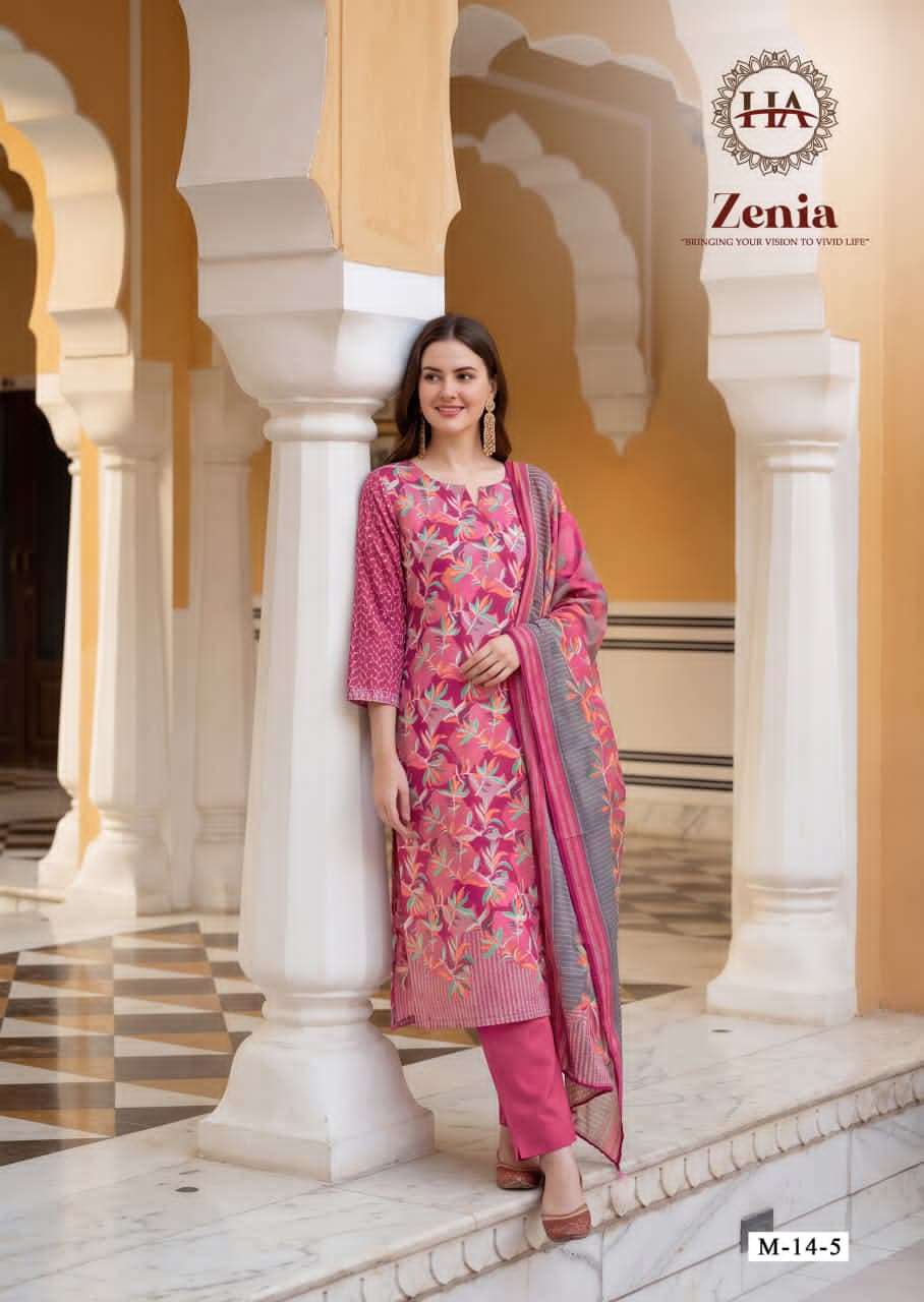 Harshit Fashion Hub Zenia Designer Printed Dress Material Wholesale Price