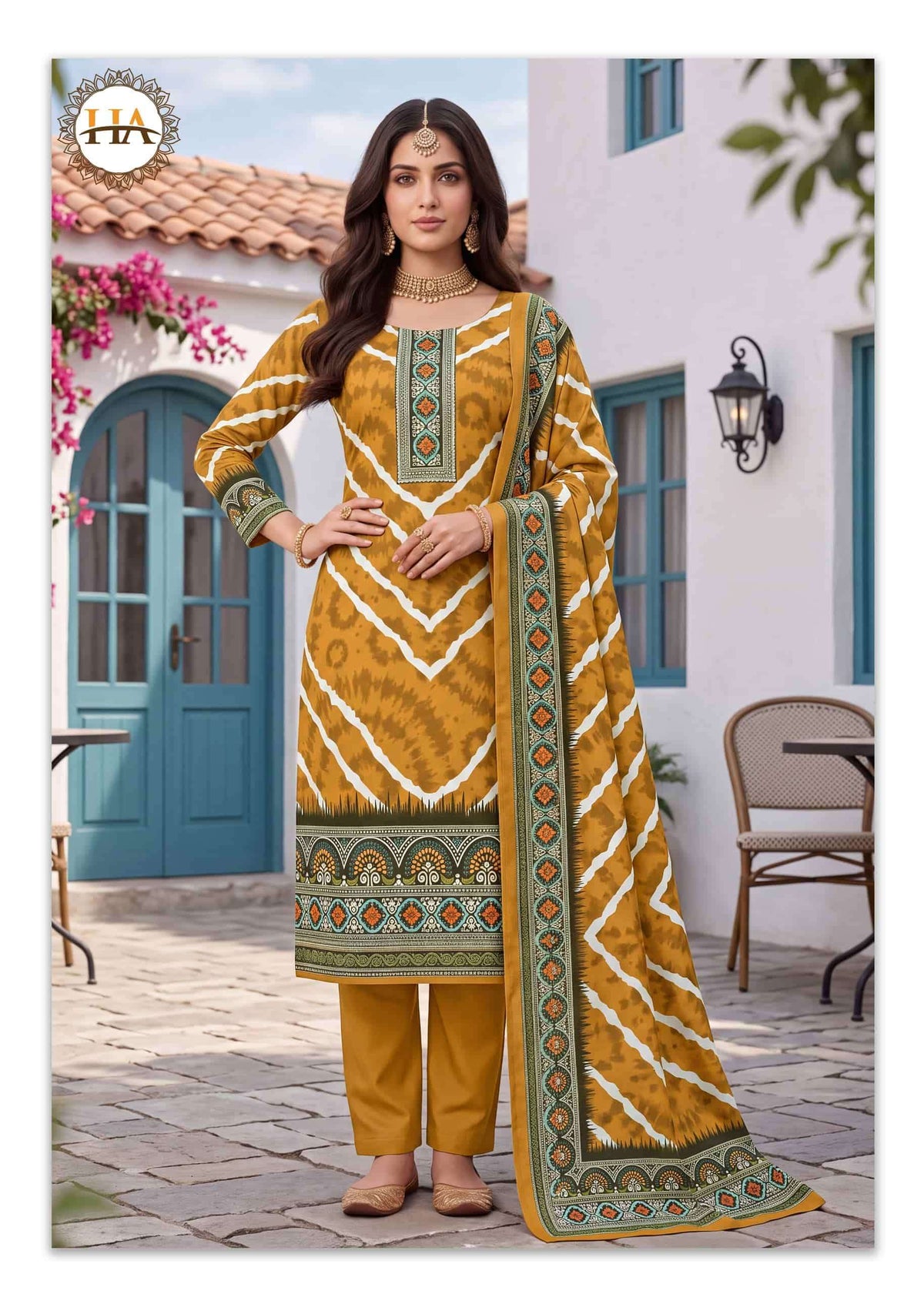 Harshit Fashion Hub Gulriza Pure Pashmina Dress Material