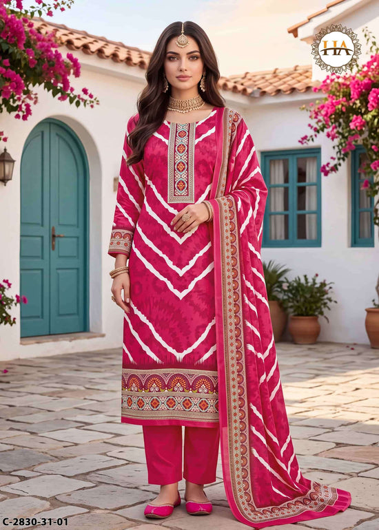 Harshit Fashion Hub Gulriza Pure Pashmina Dress Material