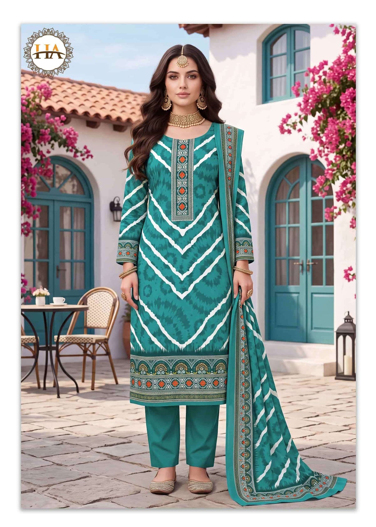 Harshit Fashion Hub Gulriza Pure Pashmina Dress Material