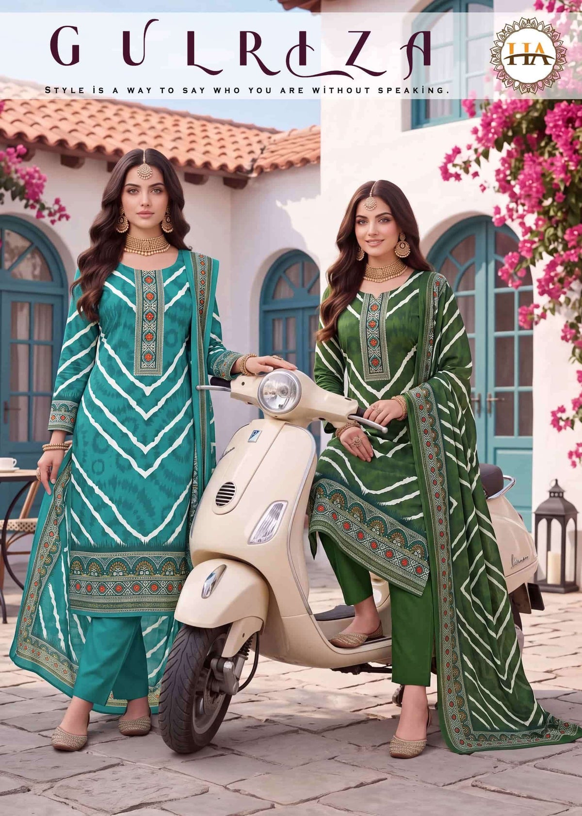 Harshit Fashion Hub Gulriza Pure Pashmina Dress Material