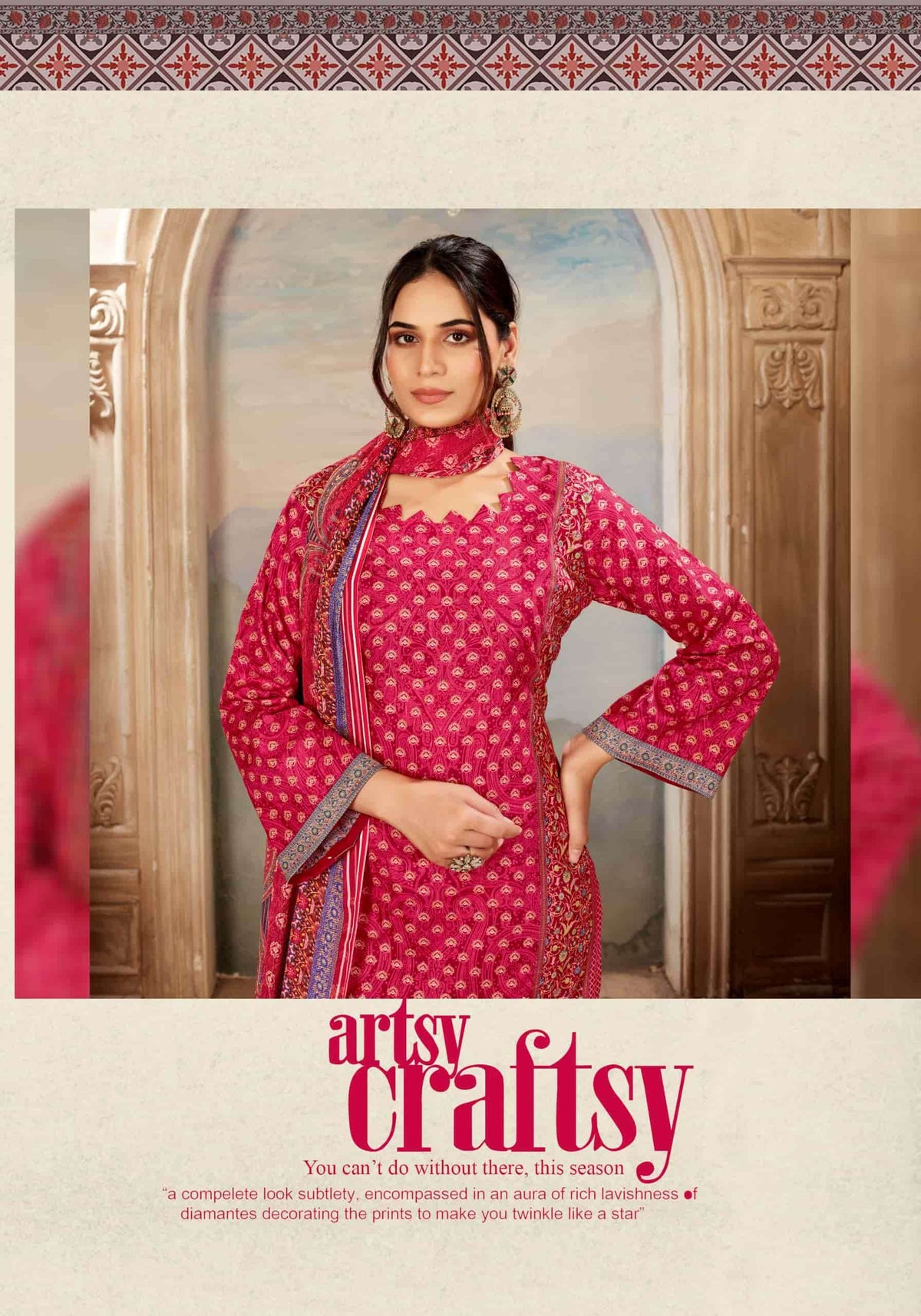Harshit Fashion Hub Kanchan Cambric Printed Cotton Dress Material