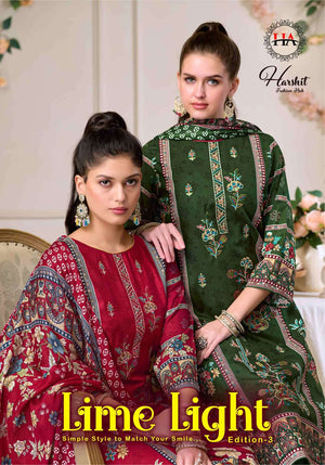 Harshit Lime Light Edition 3 Rayon Dress Material - Amrah Wholesale