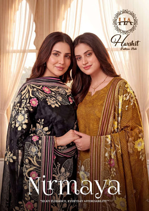 Harshit Fashion Hub Nirmaya Viscose Rayon Designer Dress Material
