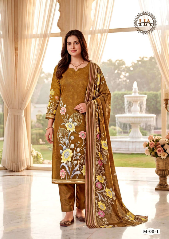 Harshit Fashion Hub Nirmaya Viscose Rayon Designer Dress Material