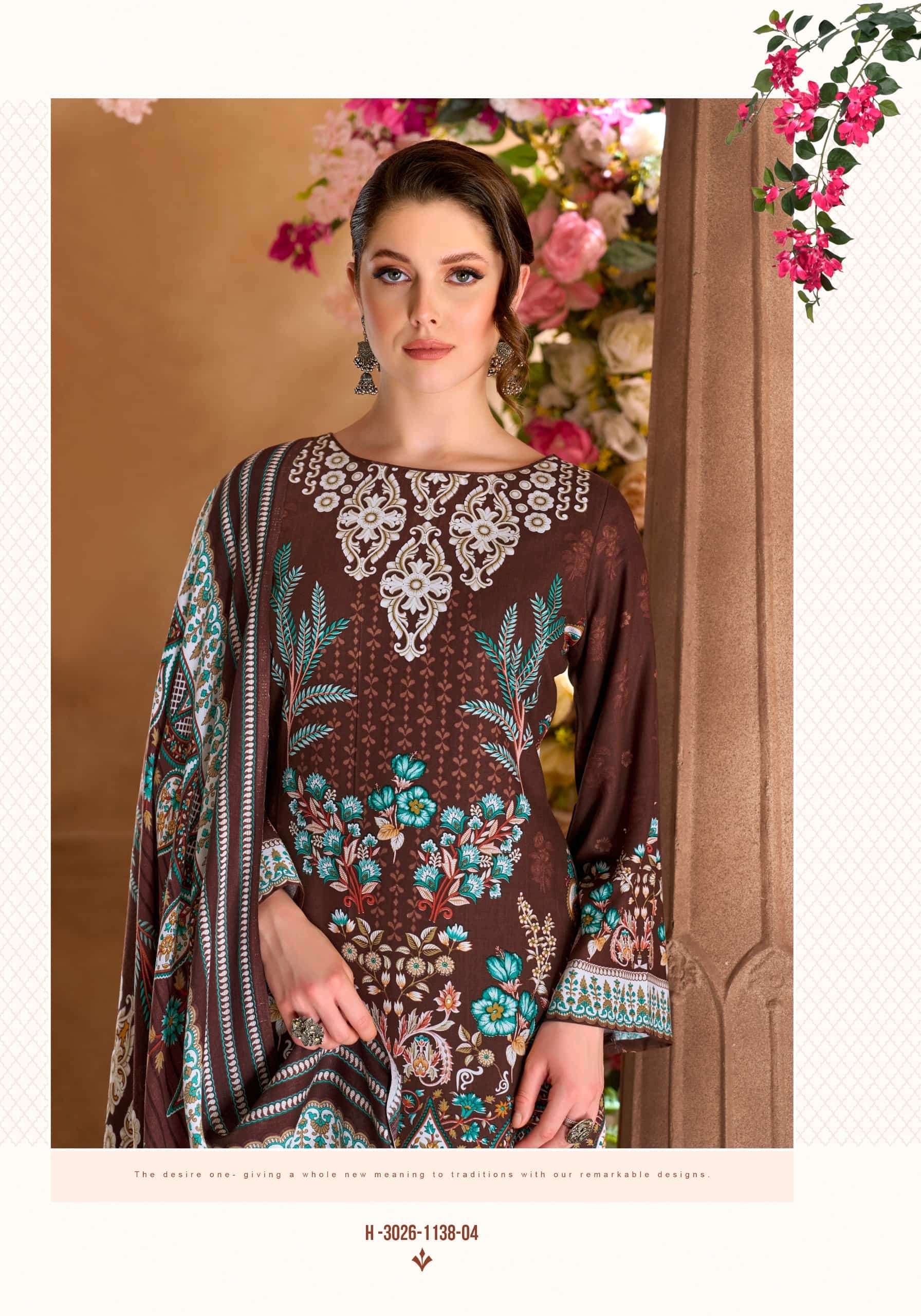 Harshit Fashion Hub Noor Street Rayon Dress Material
