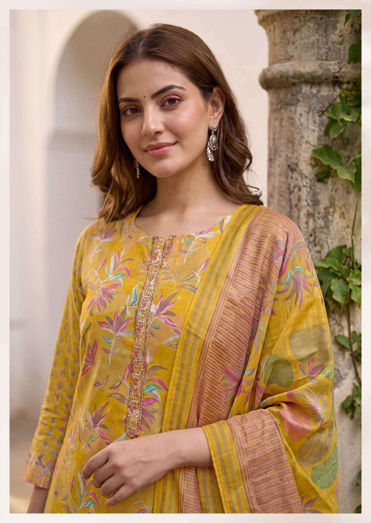 Harshit Orlina Zam Discharge Designer Print Dress Material - Amrah Wholesale