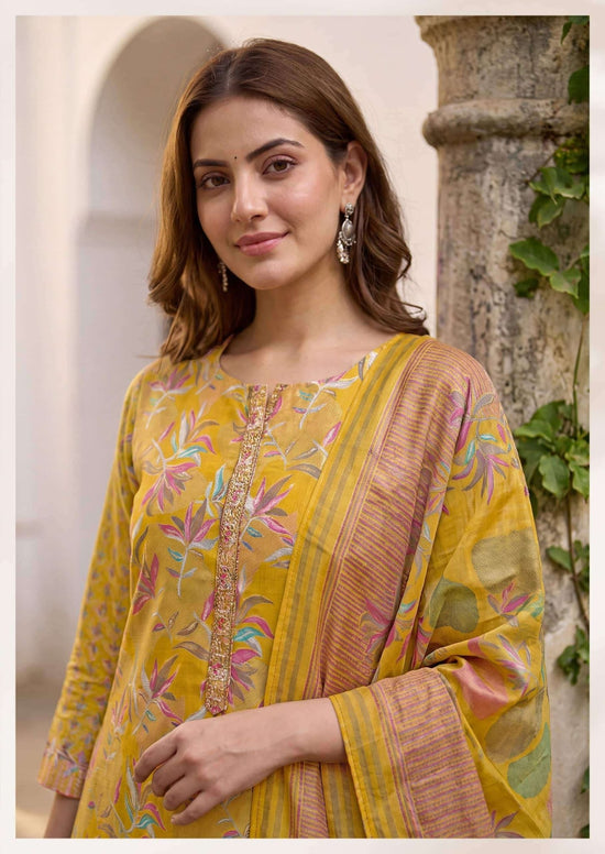Harshit Orlina Zam Discharge Designer Print Dress Material - Amrah Wholesale