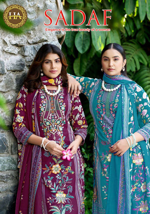 Harshit Sadaf Pure Soft Cotton Dress Material