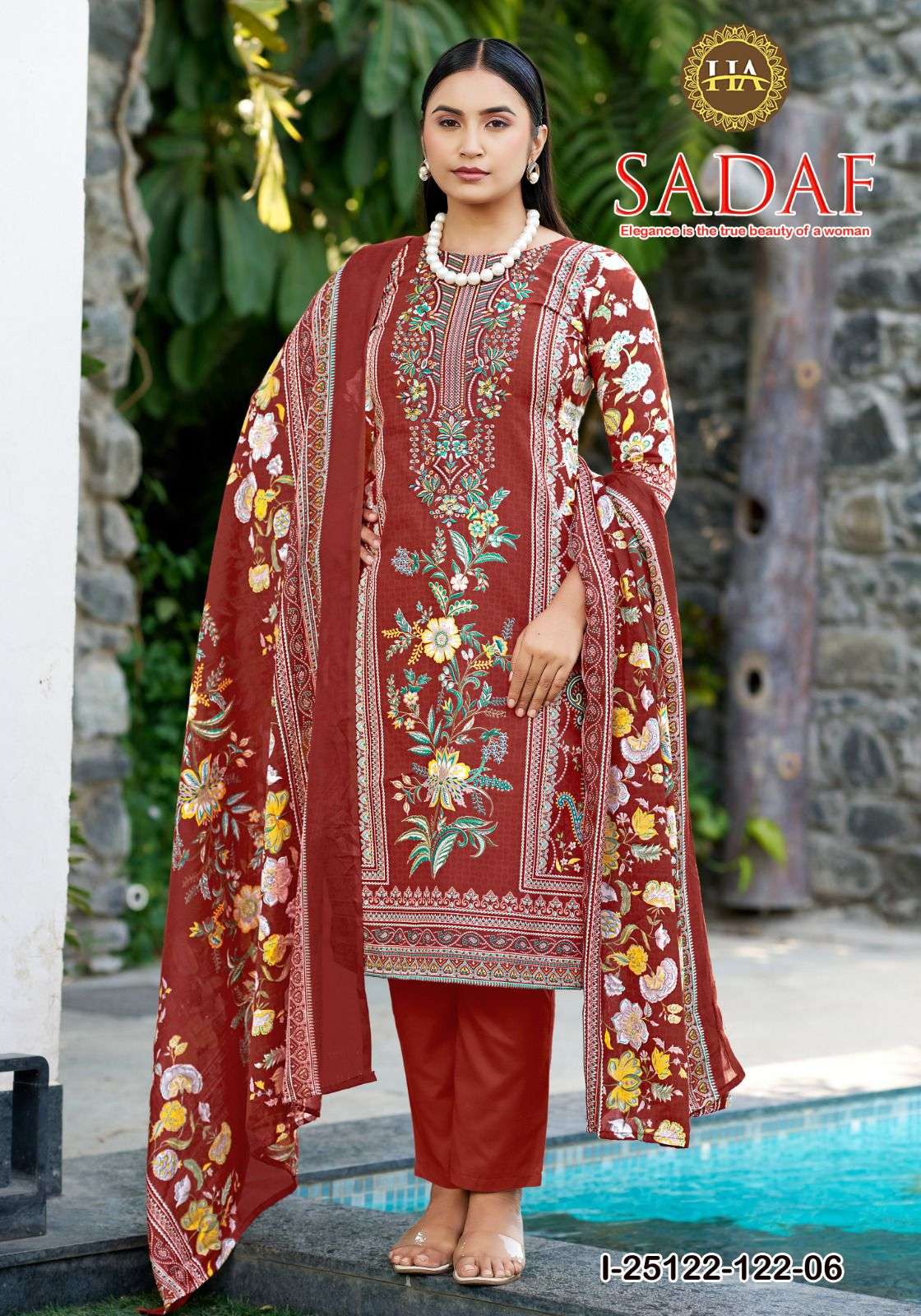 Harshit Sadaf Pure Soft Cotton Dress Material - Amrah Wholesale