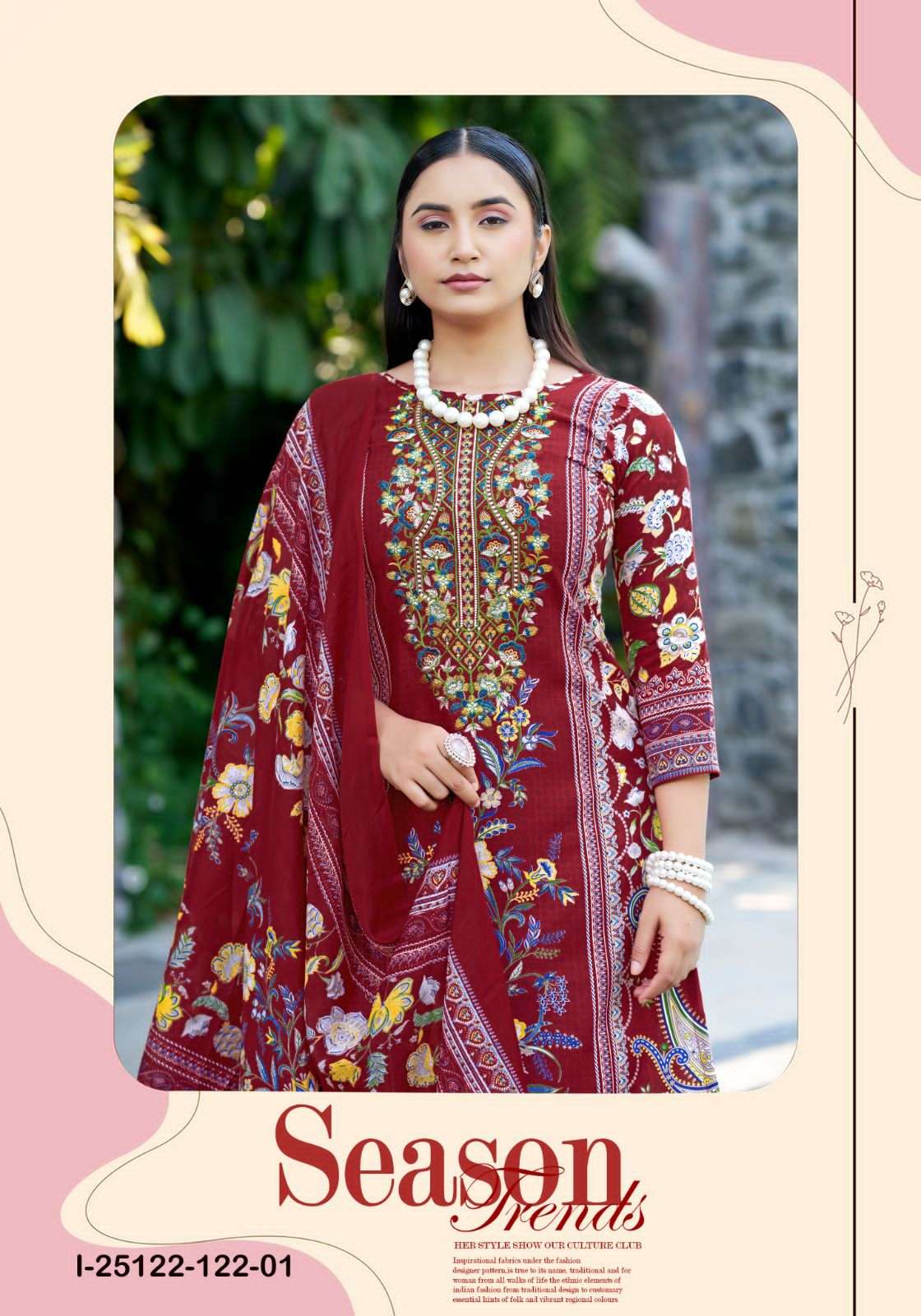 Harshit Sadaf Pure Soft Cotton Dress Material - Amrah Wholesale