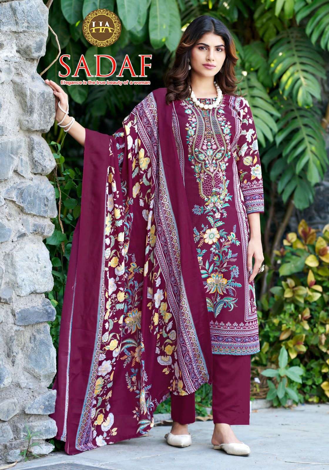 Harshit Sadaf Pure Soft Cotton Dress Material - Amrah Wholesale